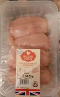 Chicken breast portions