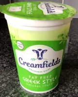 Fat free Greek style natural yogurt
