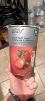 Greek style yogurt with senga strawberry