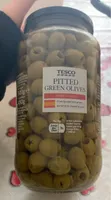 Pintted green olives