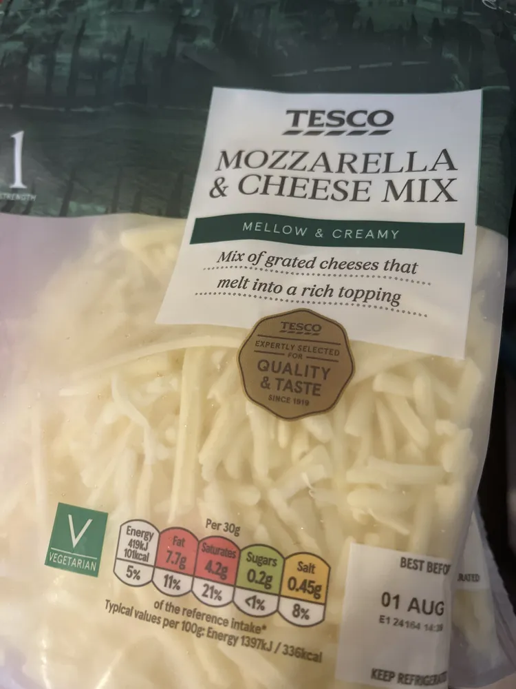 Mozzarella and cheese