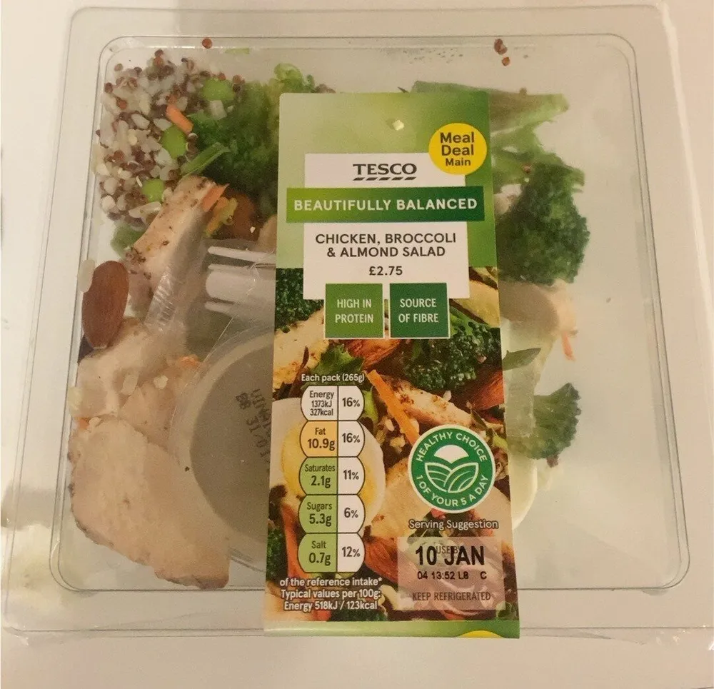 Chicken, Broccoli and Almond Salad