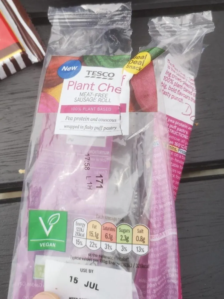 Plant Chef Meat Free Sausage Roll