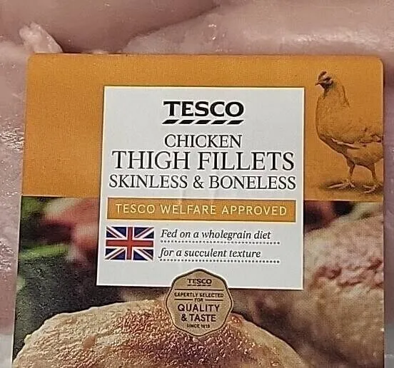 Chicken thigh fillets skinless and boneless