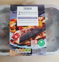 Mediterranean inspired sea bass fillets
