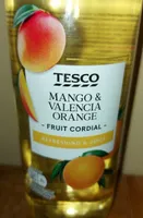 Tesco Mango & Valencia orange fruit cordial