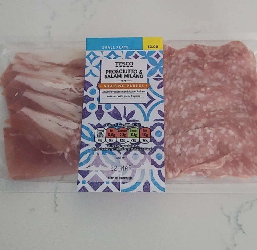 Prosciutto and Salami Milano