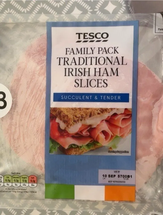 Family Pack Traditional Irish ham slices