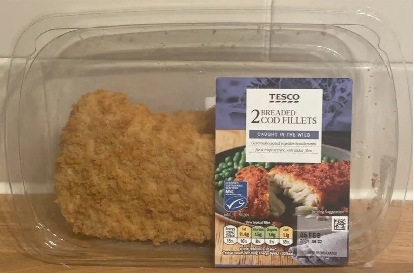 2 Breaded Cod Fillets