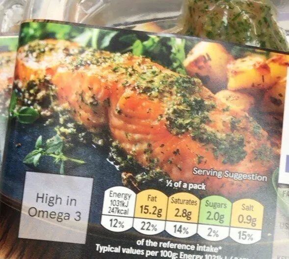 Garlic and herb infused salmon fillets