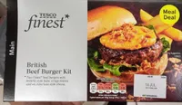 British beef burger kit