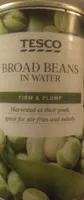 Broad beans in water