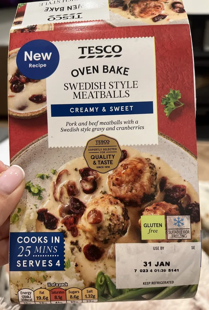 Swedish style meatballs
