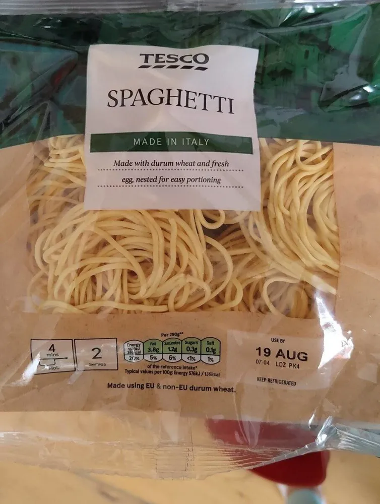 Fresh pasta