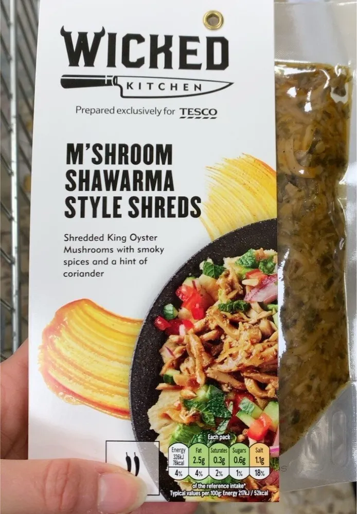 M’shroom shawarma style shred