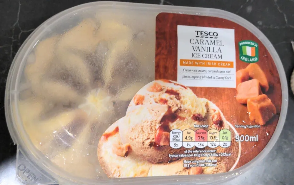 Caramel Vanilla Ice Cream