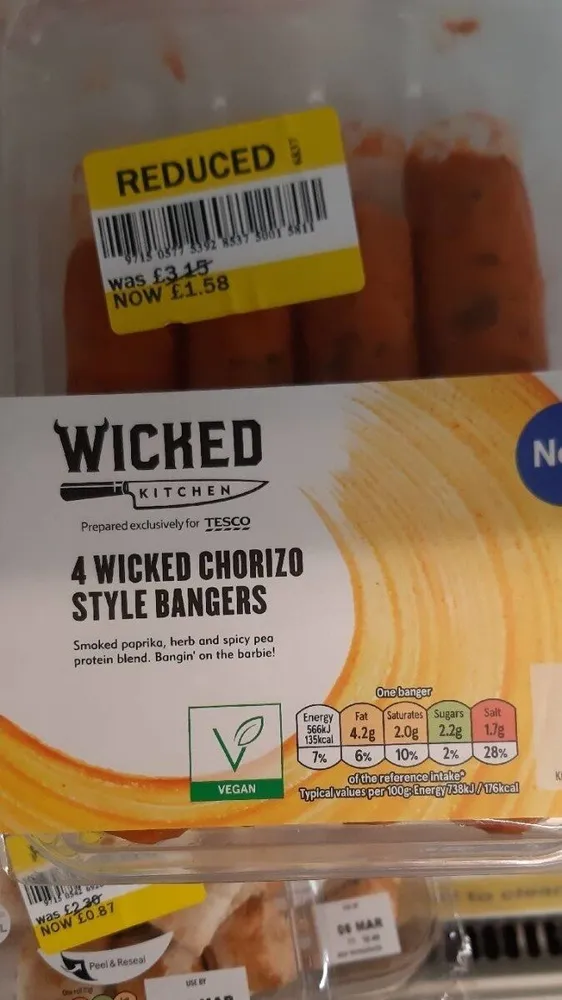 Chorizo Stile Bangers