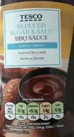 Reduced sugar and salt bbq sauce