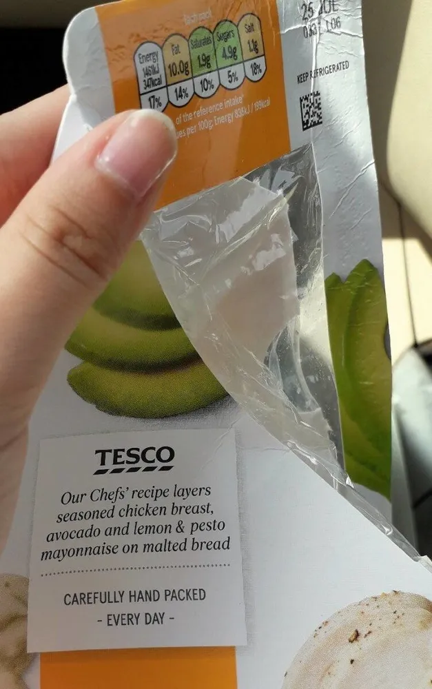 Chicken & avocado sandwich