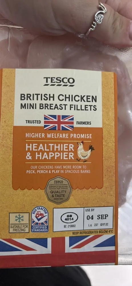 BRITISH CHICKEN MINI BREAST FILLETS