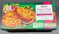 Plant chef corn fritters