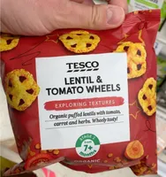 Lentil & tomato wheels