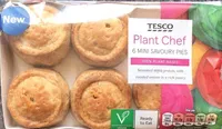 6 Mini Savoury Pies Plant Chef