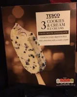 3 Cookies & Cream Ice Creams 330ml