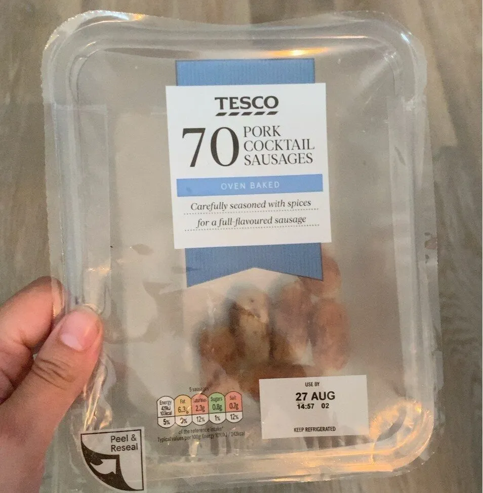 Pork sausages