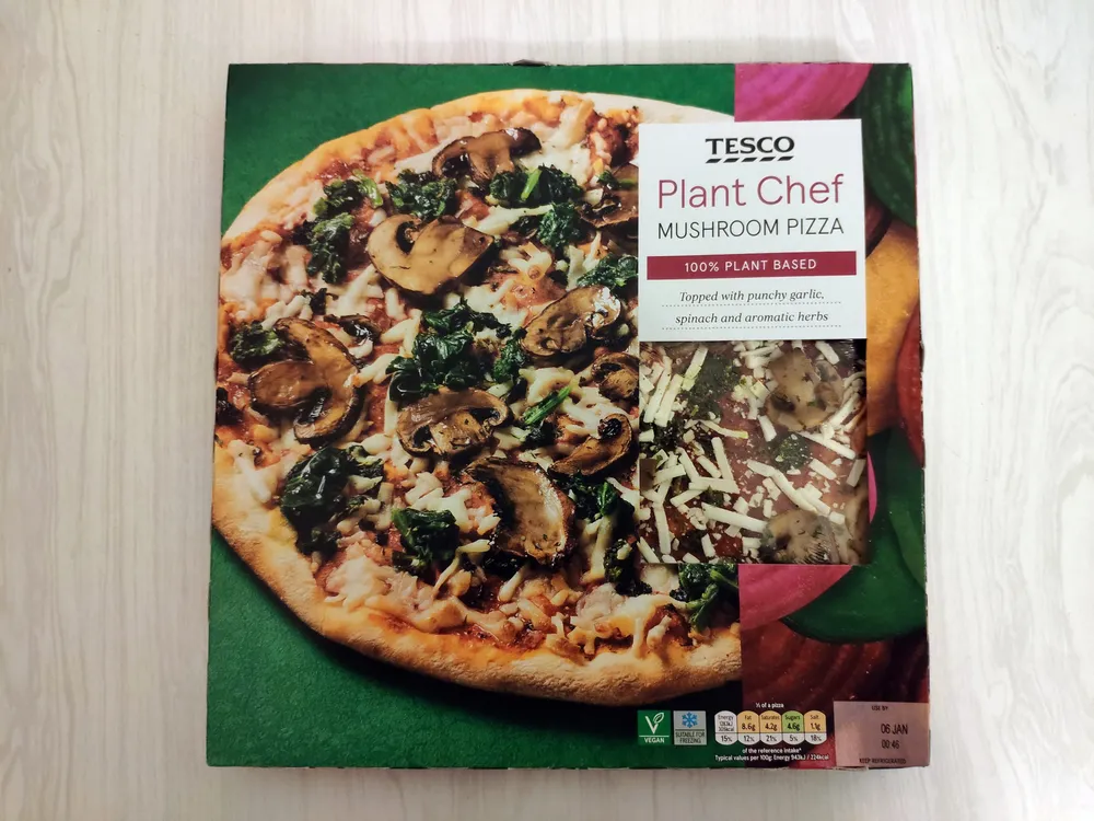 Plant chef Mushroom pizza