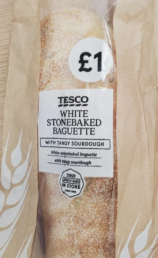 White stonebaked baguette