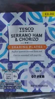 Tesco serano ham & chorizo