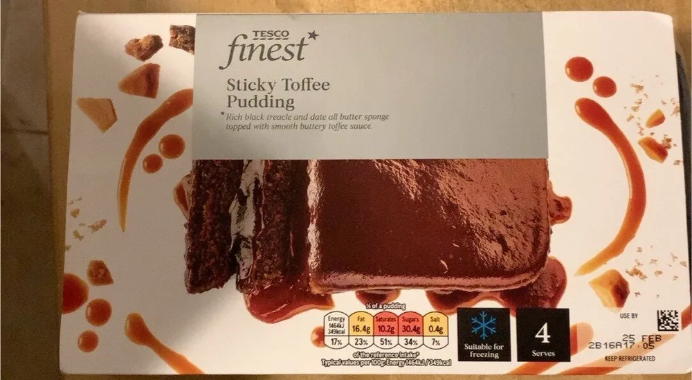 Sticky toffee pudding