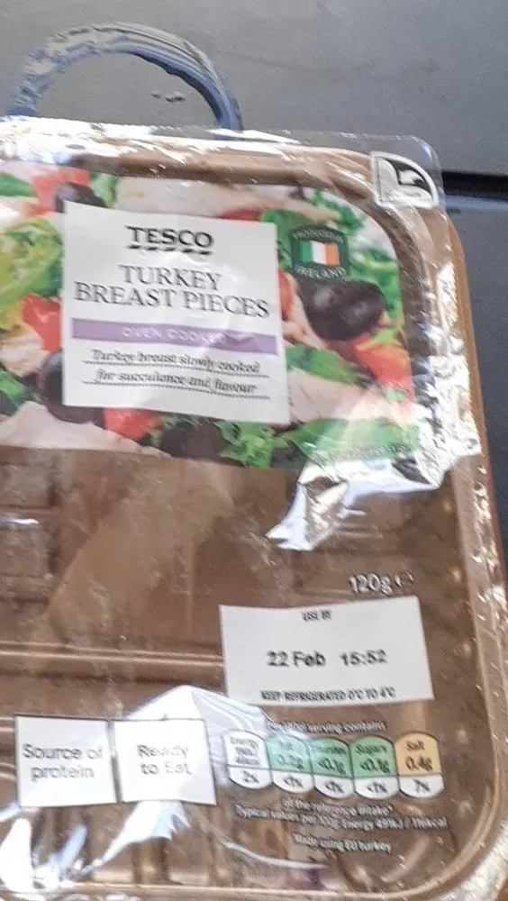 Cooked turkey breast