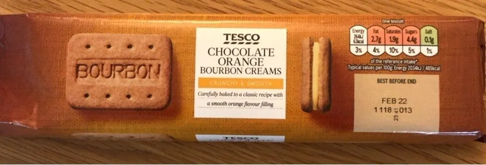 Chocolate orange bourbon cream