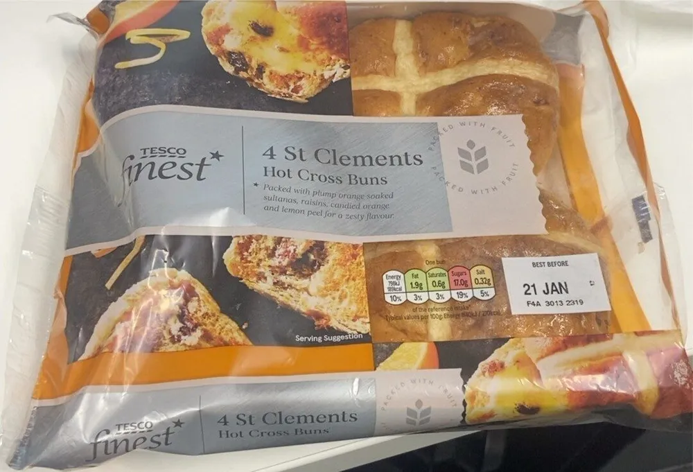 St Clements Hot Cross Buns