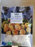 Tesco raw scallops