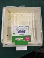 Feta tomato and olive salad