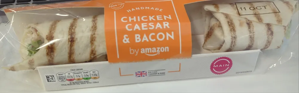 Amazon Chicken Caesar & Bacon Wrap