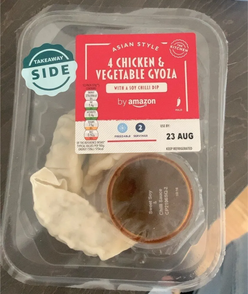 Chicken & vegetable gyoza