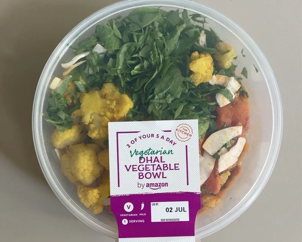 Dhal vegetable bowl