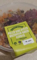 Pulled king oyster mushroom naked burrito