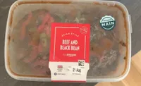 Beef and black bean