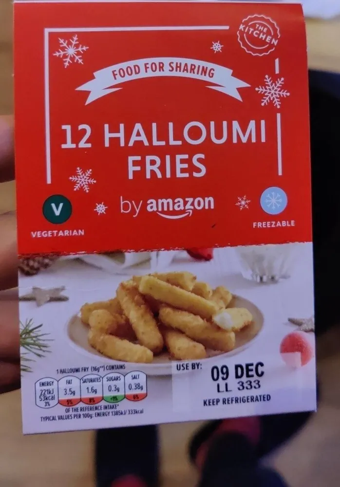 12 halloumi fries