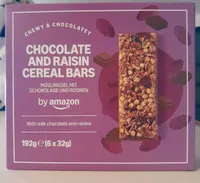 Barre de céréale chocolat et raisin