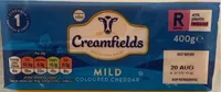 Mild coloured cheese