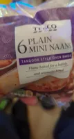 Plain mini naans