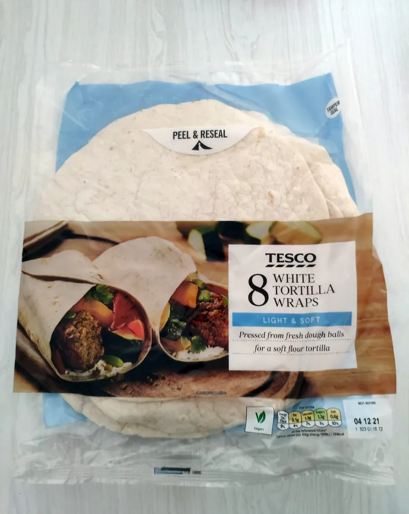 White Tortilla Wraps
