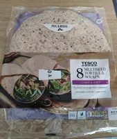 8 Multiseed Tortilla Wraps