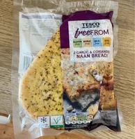 free From Garlic & Coriander Naan Bread